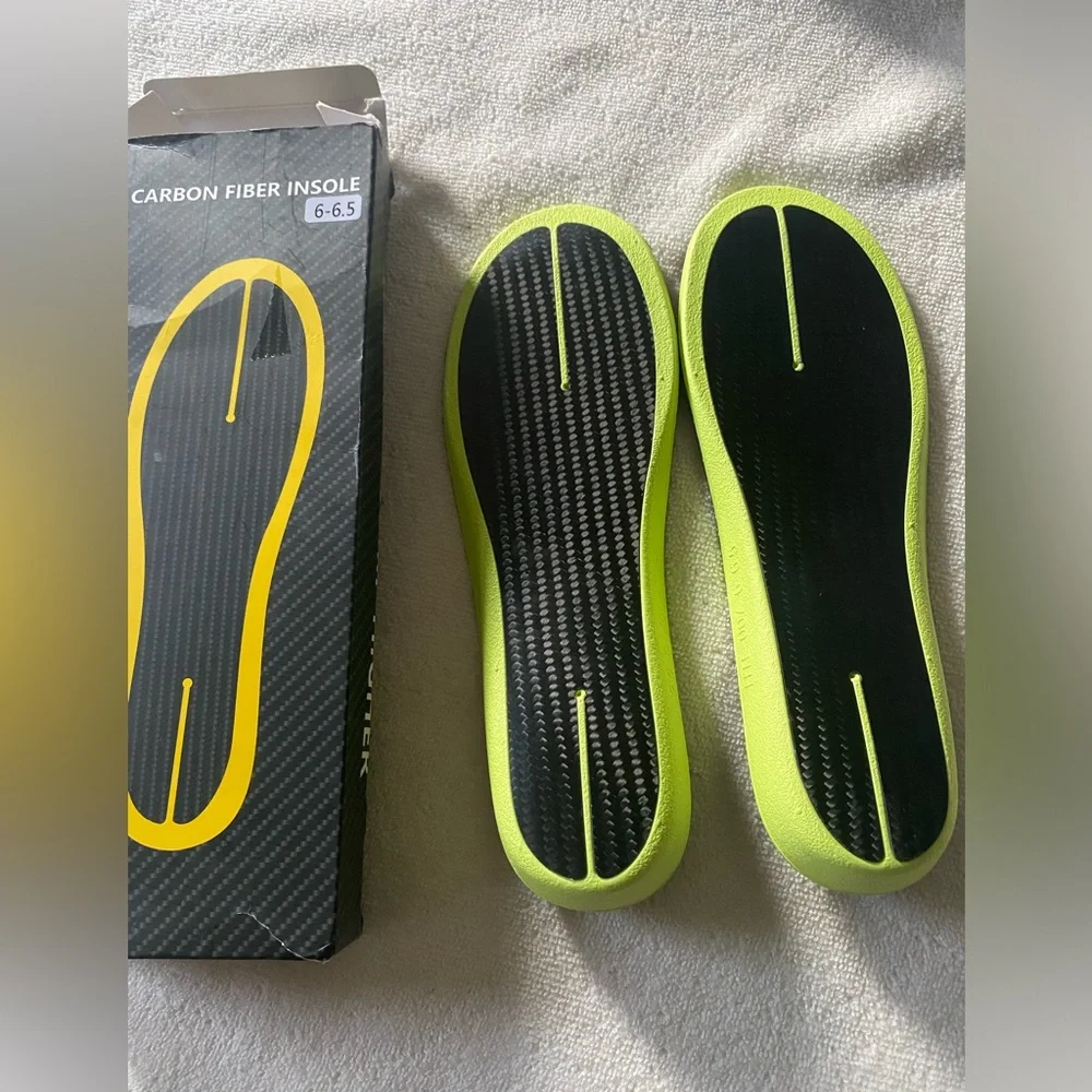 Yellow Carbon Fiber Men's Insole - Performance Support